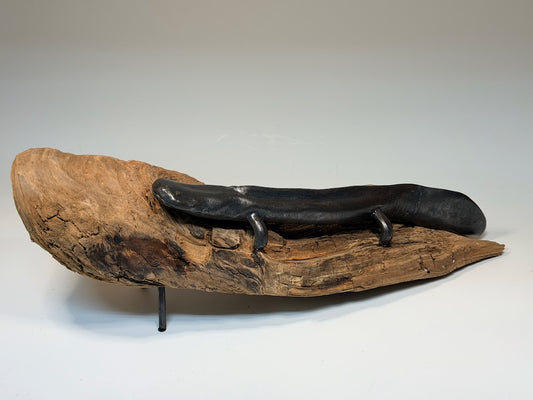 HELLBENDER 5 MIXED MEDIA SCULPTURE