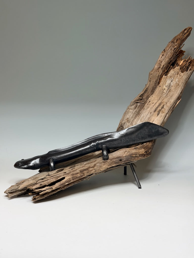 HELLBENDER 6 MIXED MEDIA SCULPTURE