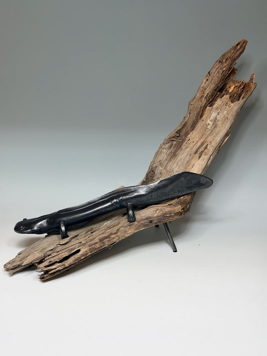 HELLBENDER 6 MIXED MEDIA SCULPTURE