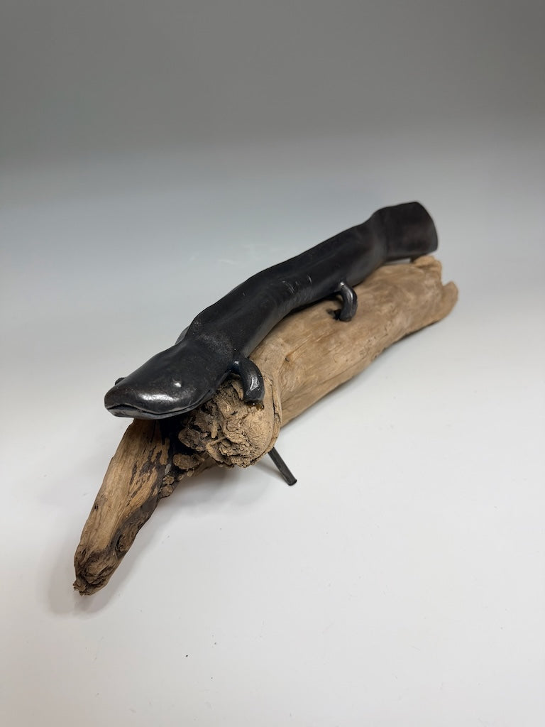 HELLBENDER 7 MIXED MEDIA SCULPTURE