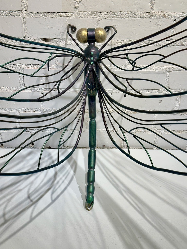 "DRAGONFLY WITH VERTICAL WINGS"