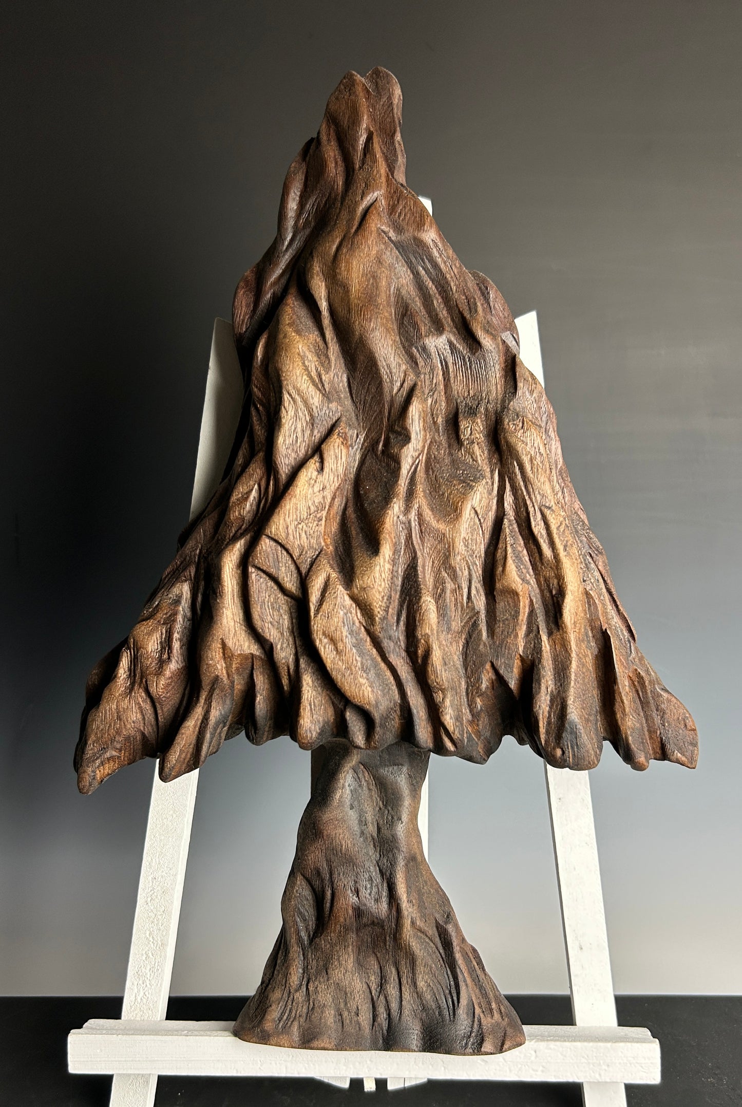 "TIMBER SPIRIT" WALNUT WOOD WALL SCULPTURE