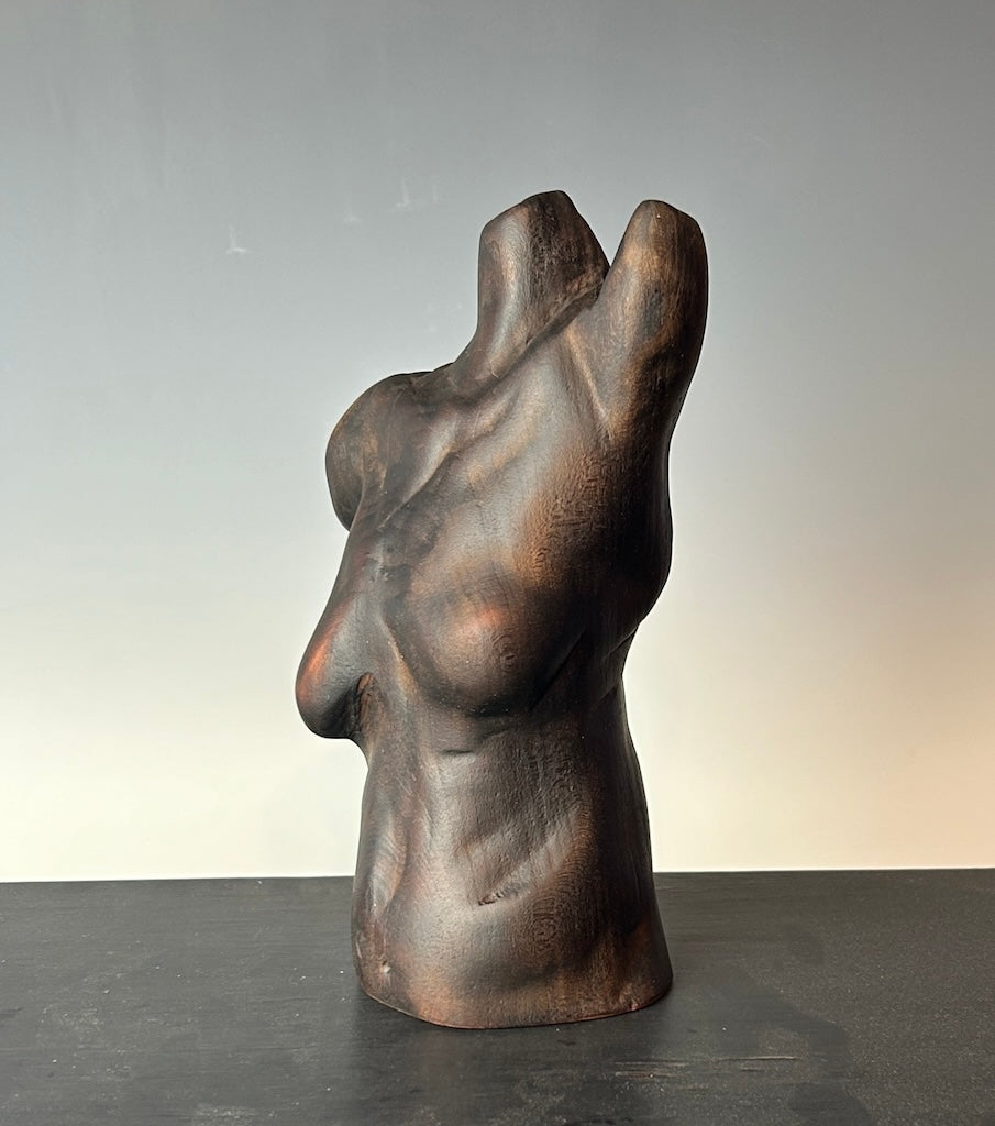 "UNTAMED BEAUTY"  CHERRY WOOD SCULPTURE