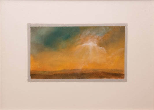 "ULTIMATUM" ORIGINAL OIL ON PAPER/FRAMED