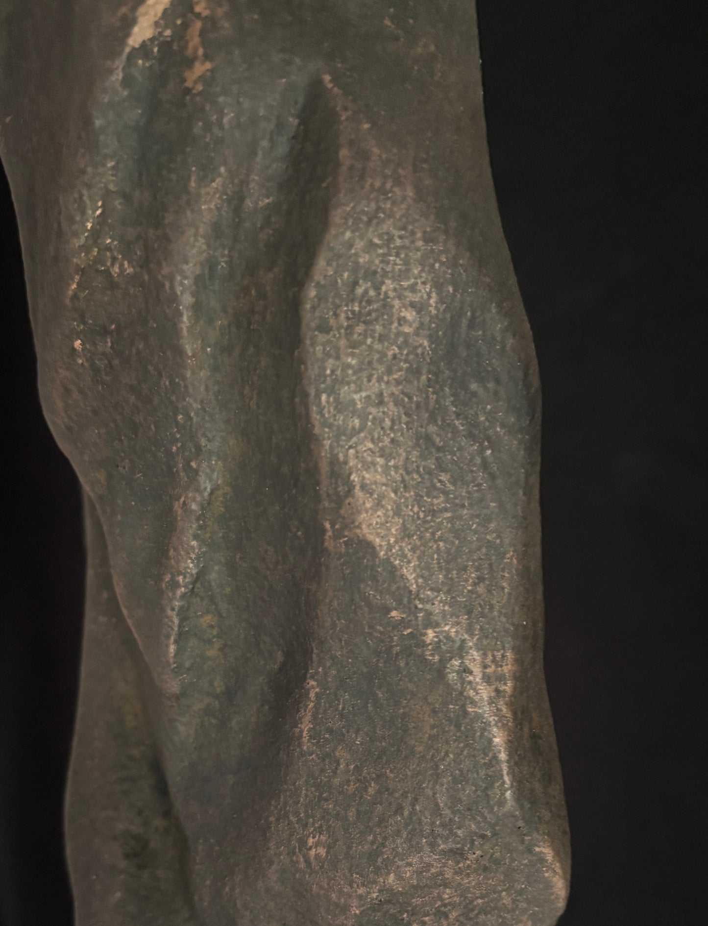 "URSA ALTUS II" POPLAR WITH METAL COATINGS WOOD SCULPTURE