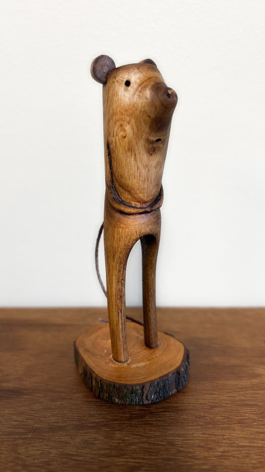 "SECOND CHANCE 28" HAND CARVED WOOD SCULPTURE VG28