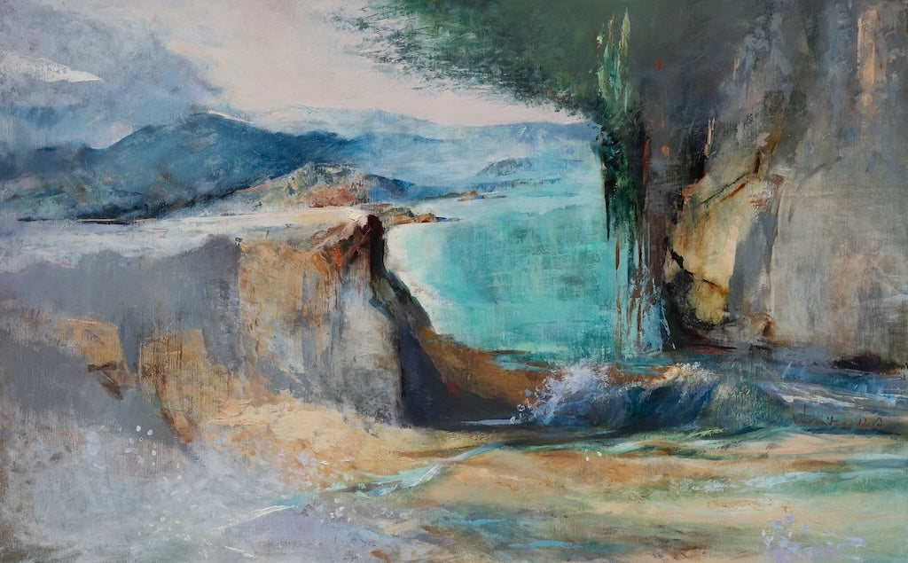 "REPLENISH". Original Oil on Linen/Framed