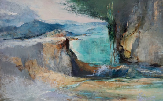 "REPLENISH". Original Oil on Linen/Framed