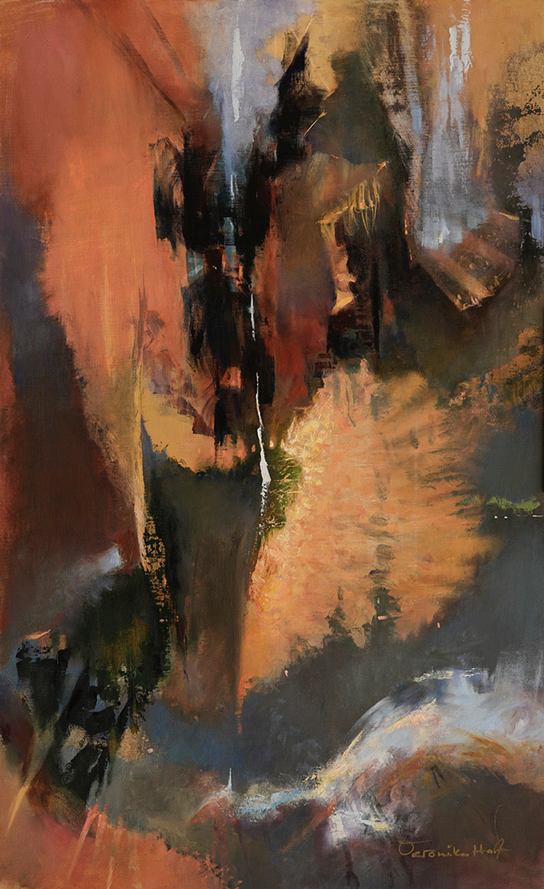 "TERRA MATER" ORIGINAL OIL ON LINEN/FRAMED