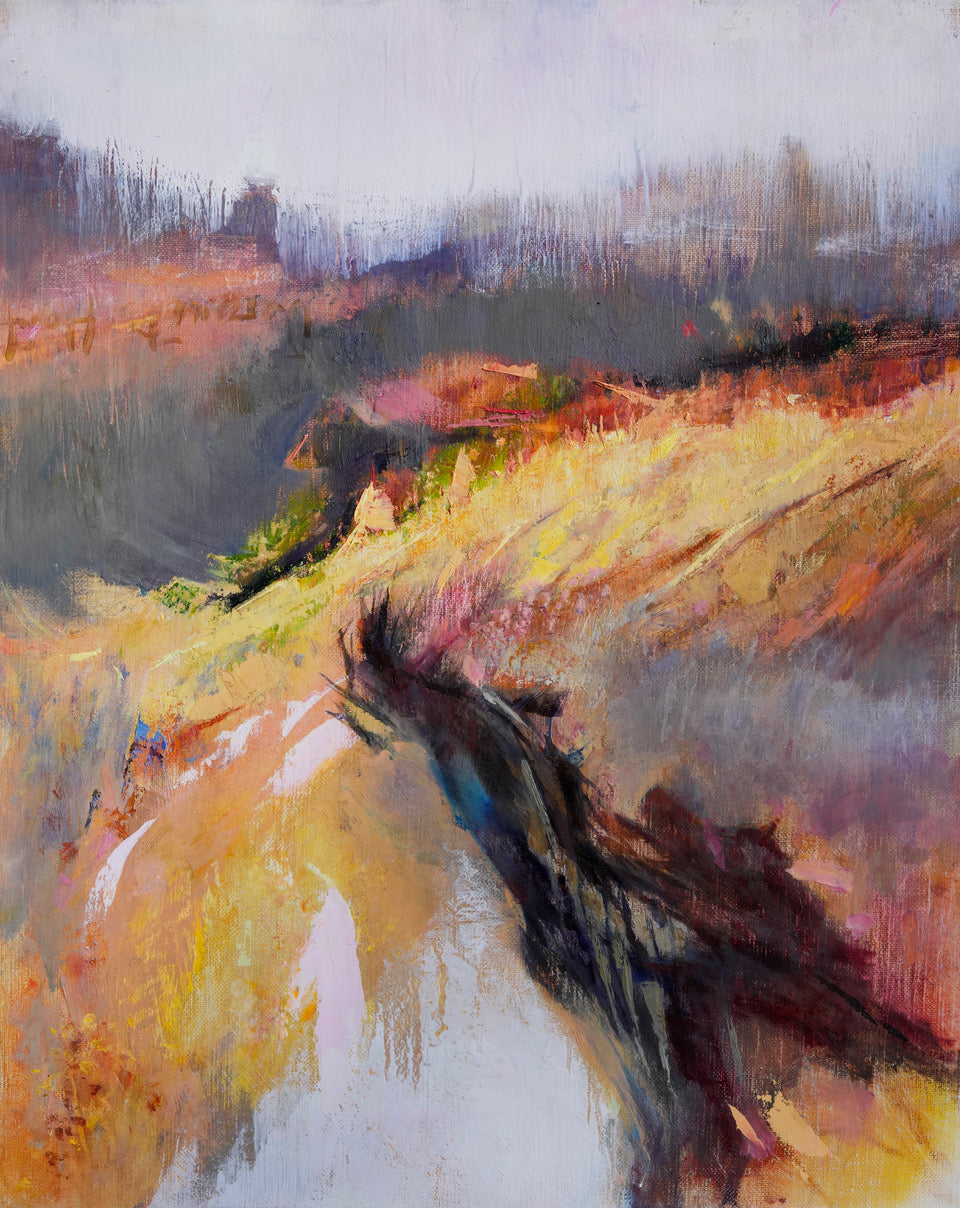 "PLANTING SEASON" ORIGINAL OIL ON LINEN/FRAMED