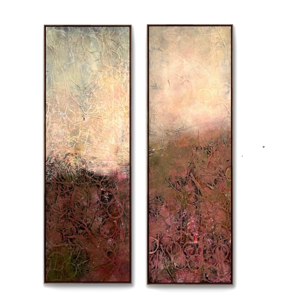 "ENTANGLEMENT" ORIGINAL OIL PAINTING ON PANEL