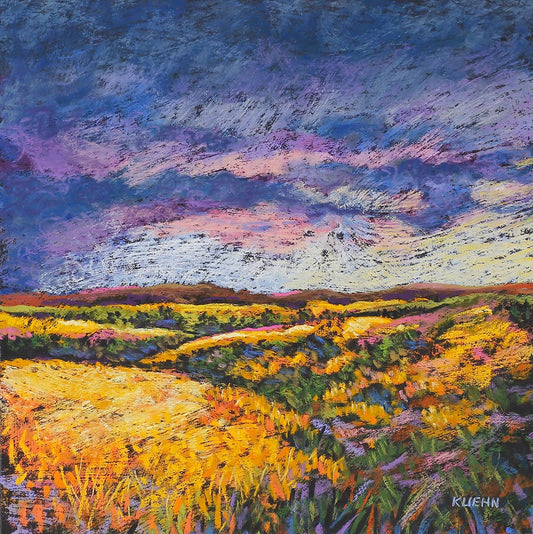 "VALLEY OVERLOOK" ORIGINAL PASTEL/FRAMED