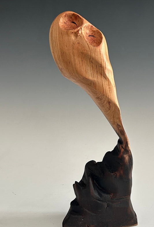 "WHISPERS OF CHERRY" CHERRY WOOD SCULPTURE