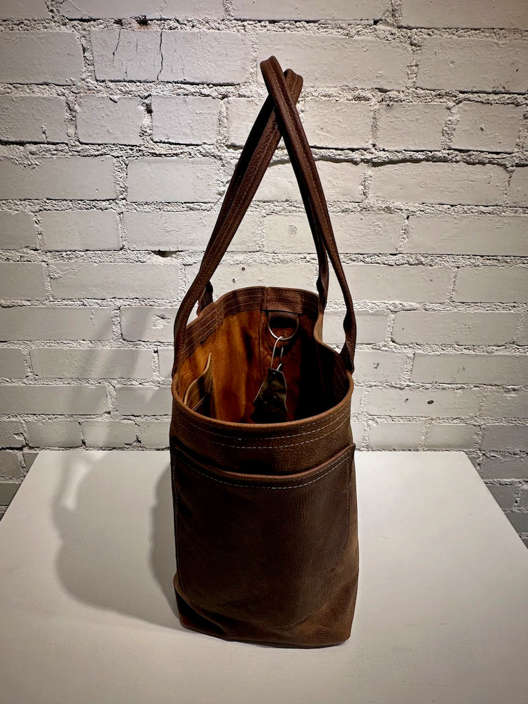 "STANDARD TOTE" Brown Handmade Leather Handbag