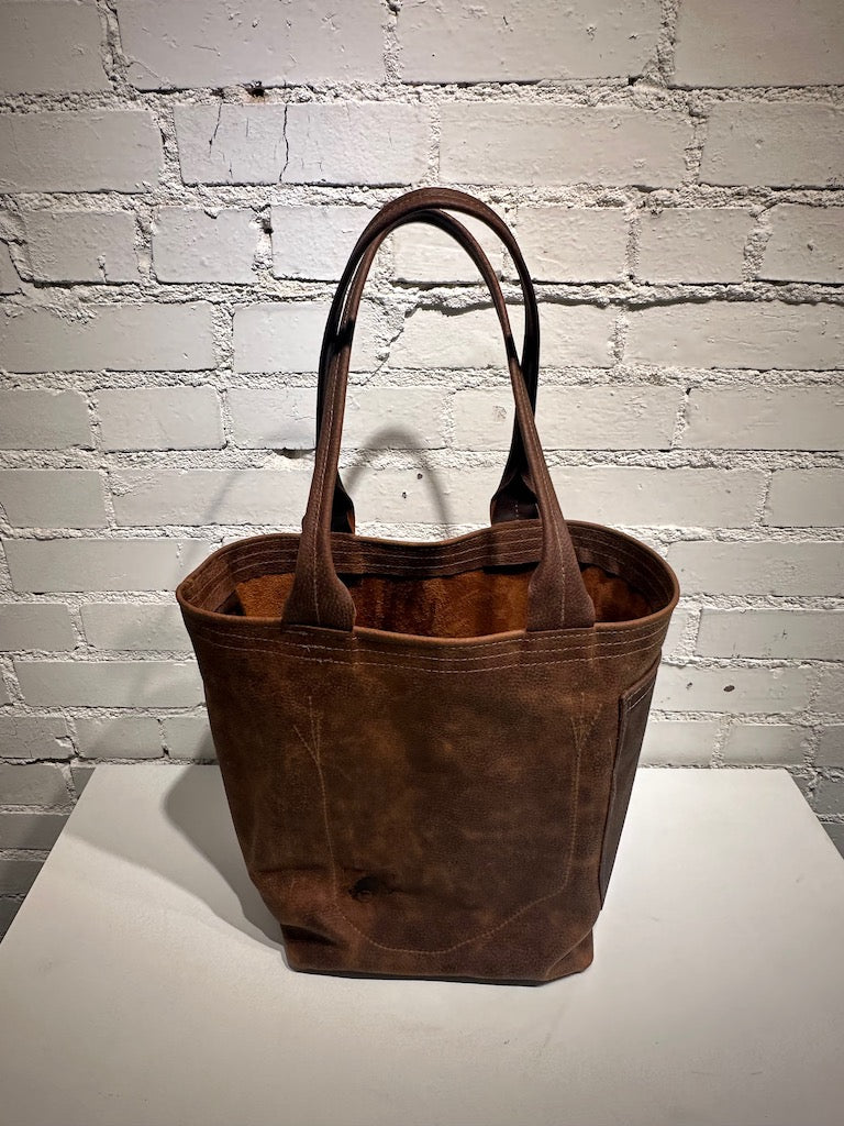 "STANDARD TOTE" Brown Handmade Leather Handbag