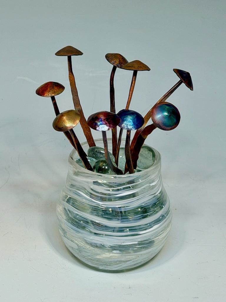 MINI MUSHROOM COPPER BOOKMARKS