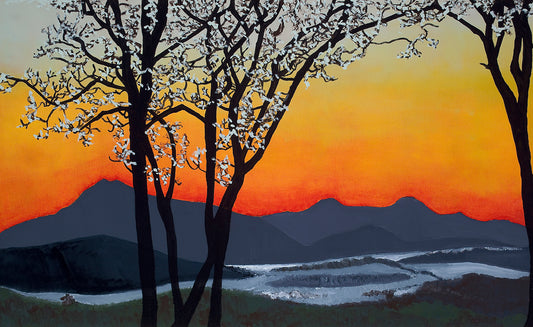 "EARLY SPRING DAWN" Original Oil on Canvas