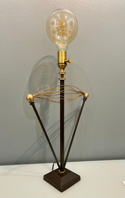 “Tesla” Inspired Table Lamp with Edison Bulb