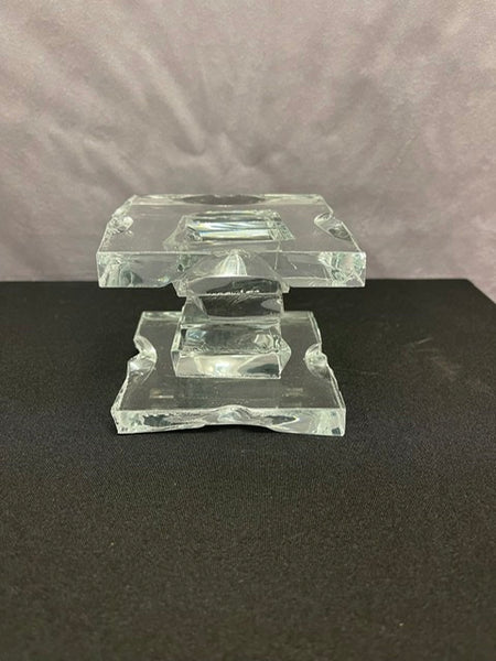 Large Fused Glass Candle Stand FM006
