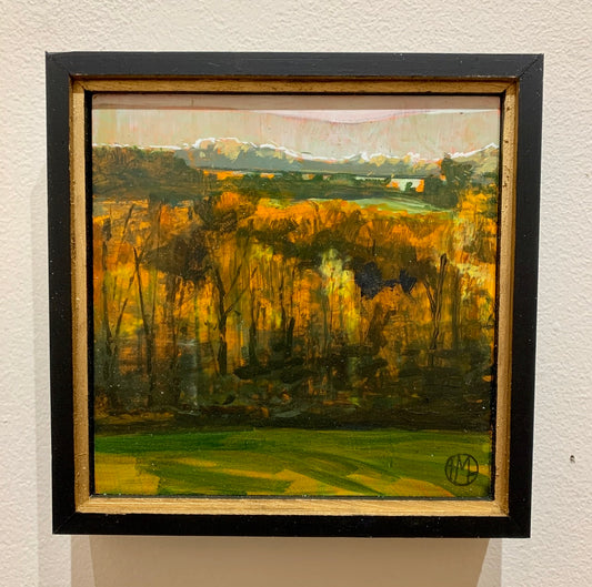 “Fall Study II”  Original Custom Framed Oil Painting