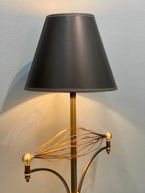 “Tesla” Inspired Table Lamp with Black Shade