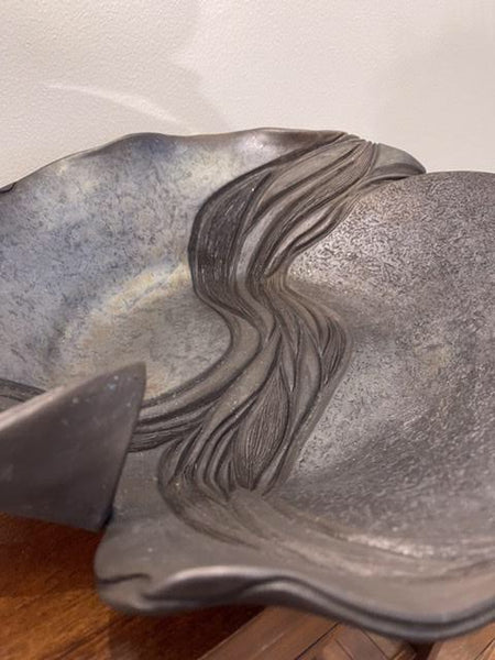 “Rivers Edge” Hand Built Ceramic Vessel