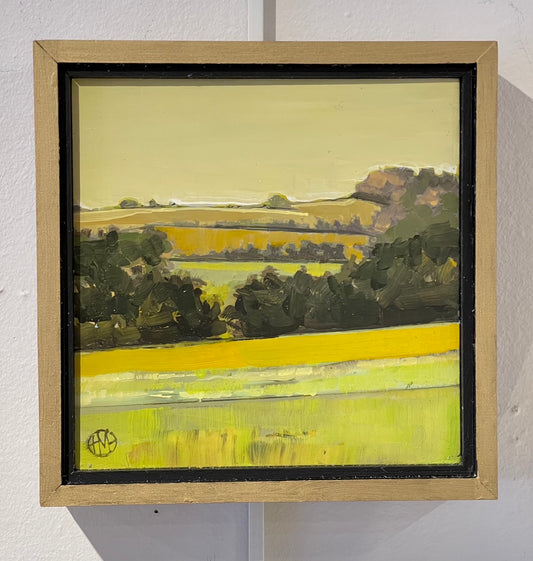 “Fall Study 9” Original Custom Framed Oil Painting