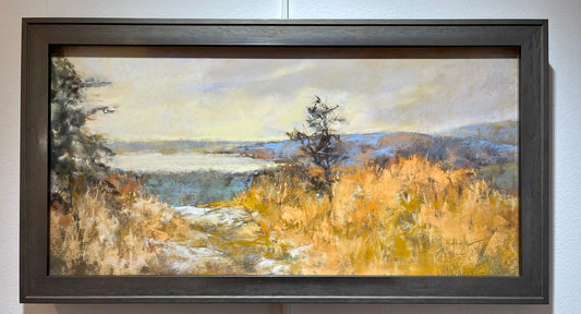 “OVERLOOK” - Framed Original Pastel Painting