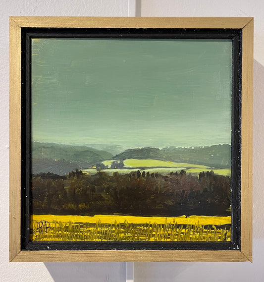 “Fall Study 7” Original Custom Framed Oil Painting