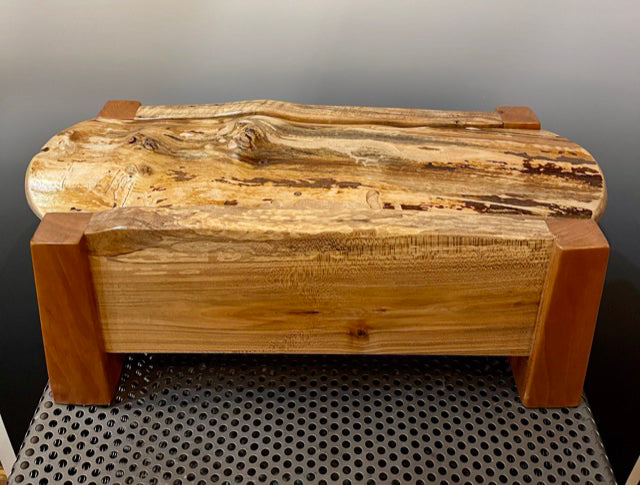 Spalted Maple and Cherry Jewelry Box BGB007