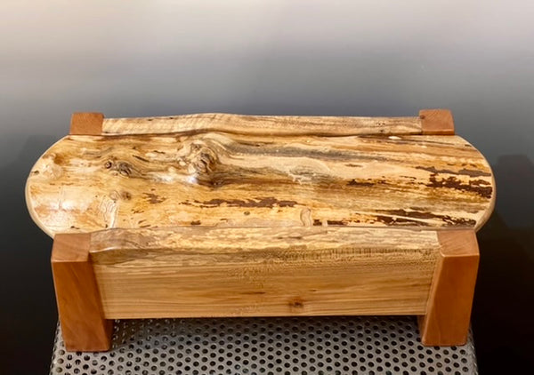 Spalted Maple and Cherry Jewelry Box BGB007