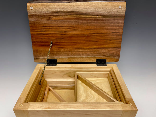 "Treasure Chest" with Walnut and Maple