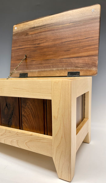 "Treasure Chest" with Walnut and Maple