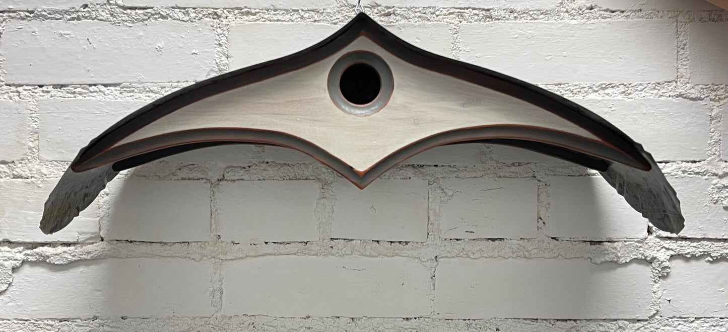 "Gosling" Birdhouse in Lt Grey BH137