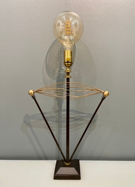 “Tesla” Inspired Table Lamp with Edison Bulb