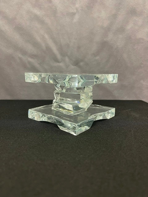 Medium Fused Glass Candle Stand FM004