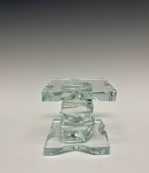 Extra Large Fused Glass Candle Stand FM006