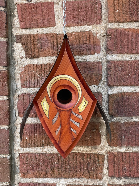 "Magpie" Hand Painted Birdhouse  LC22.34