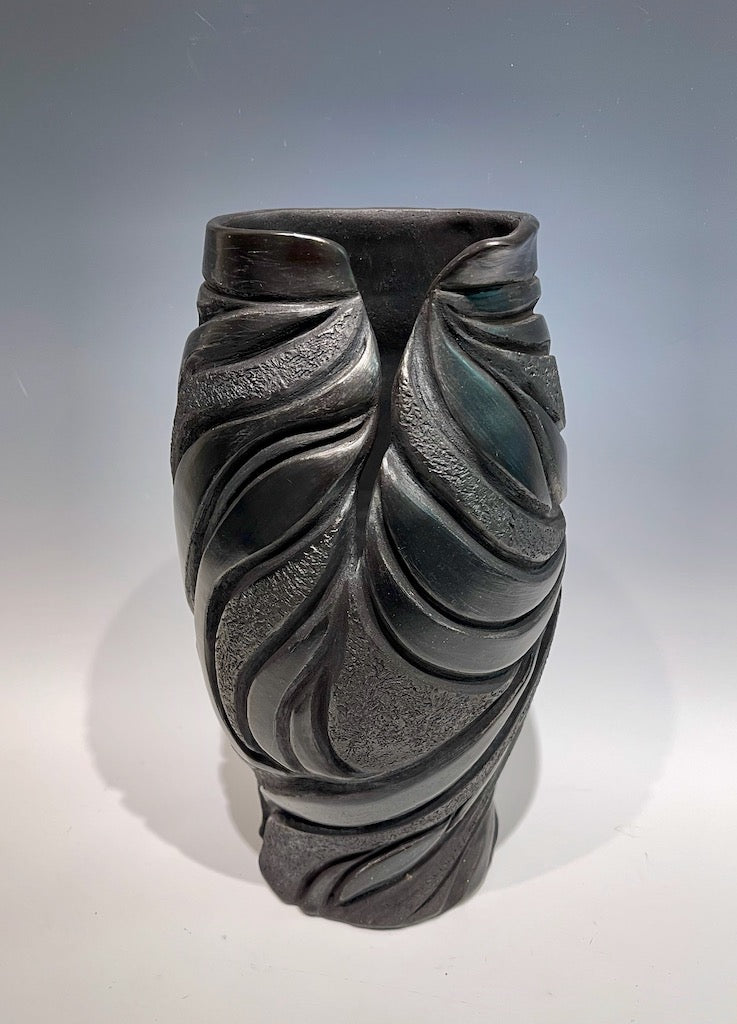 "DANCING IN THE DARK" Hand Built Ceramic Vessel