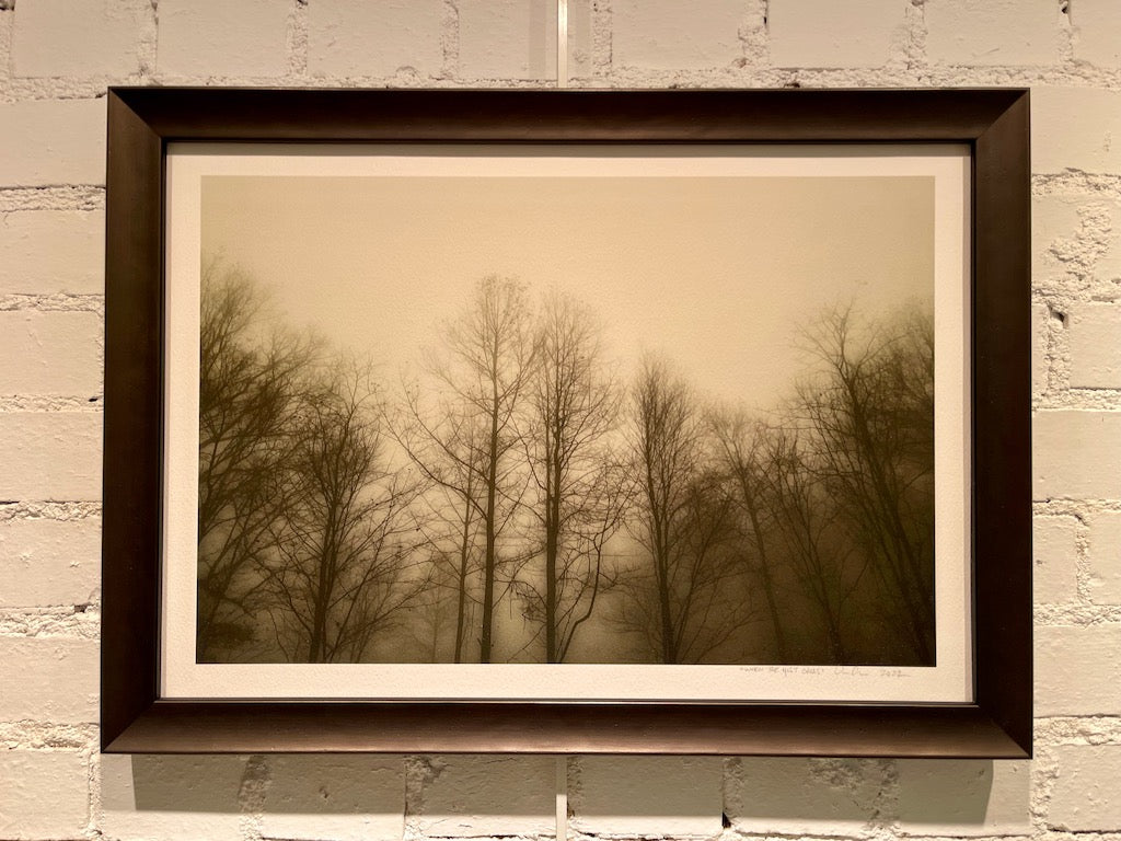 "When the Mist Calls"  SMALL Sepia Framed Photography