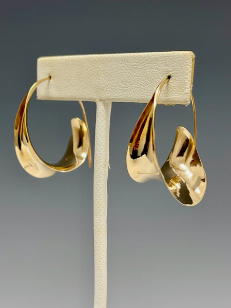 14K Gold "Hoop B" Earrings  MB115E