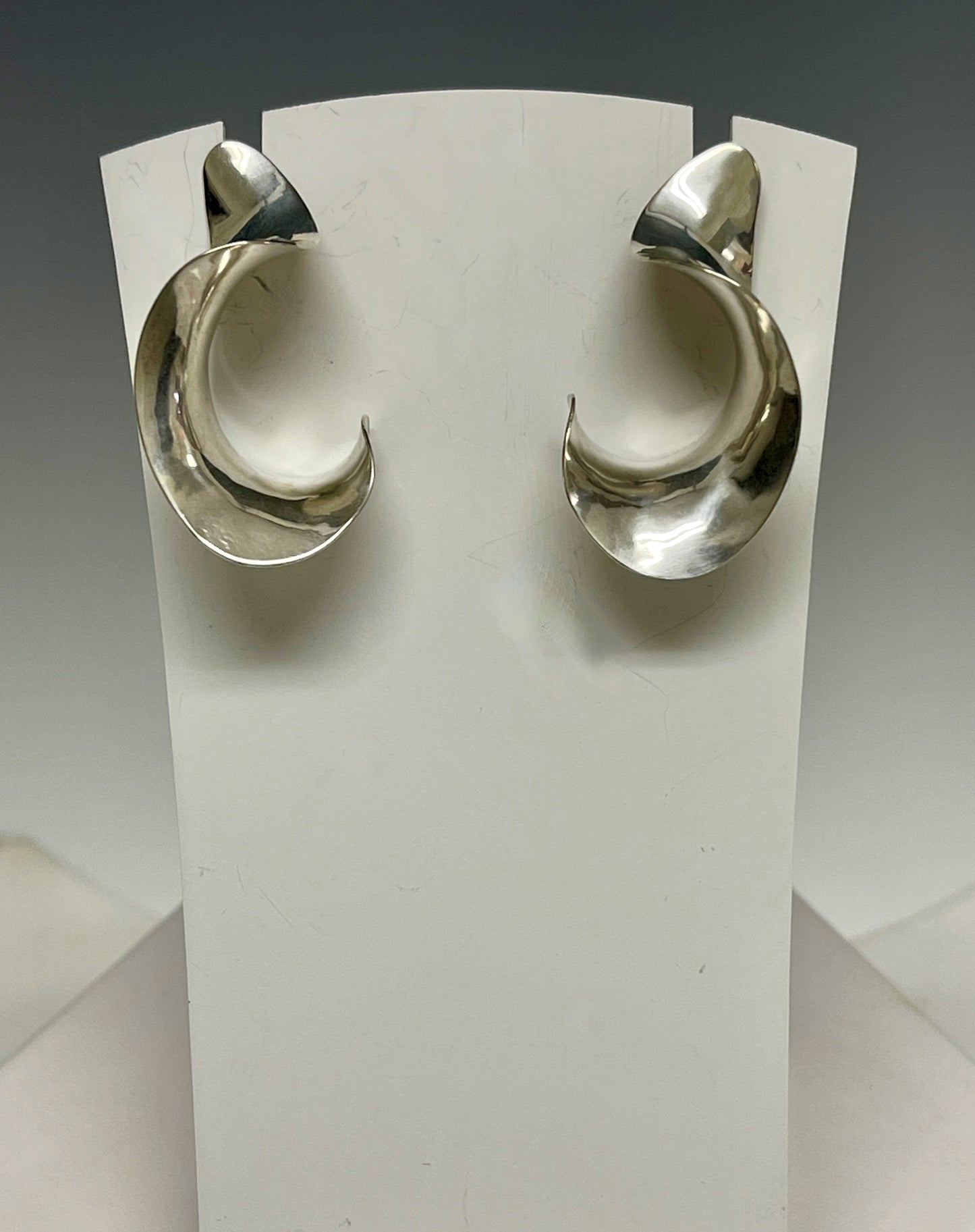 Sterling Silver "HBL" Earrings MB120E