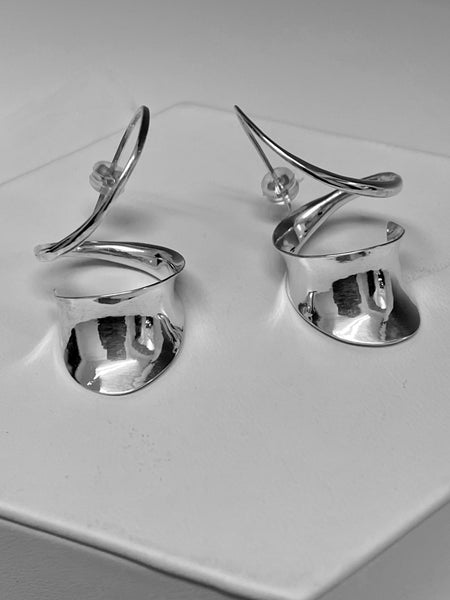Sterling Silver "Loop Arounds" Earrings MB123E