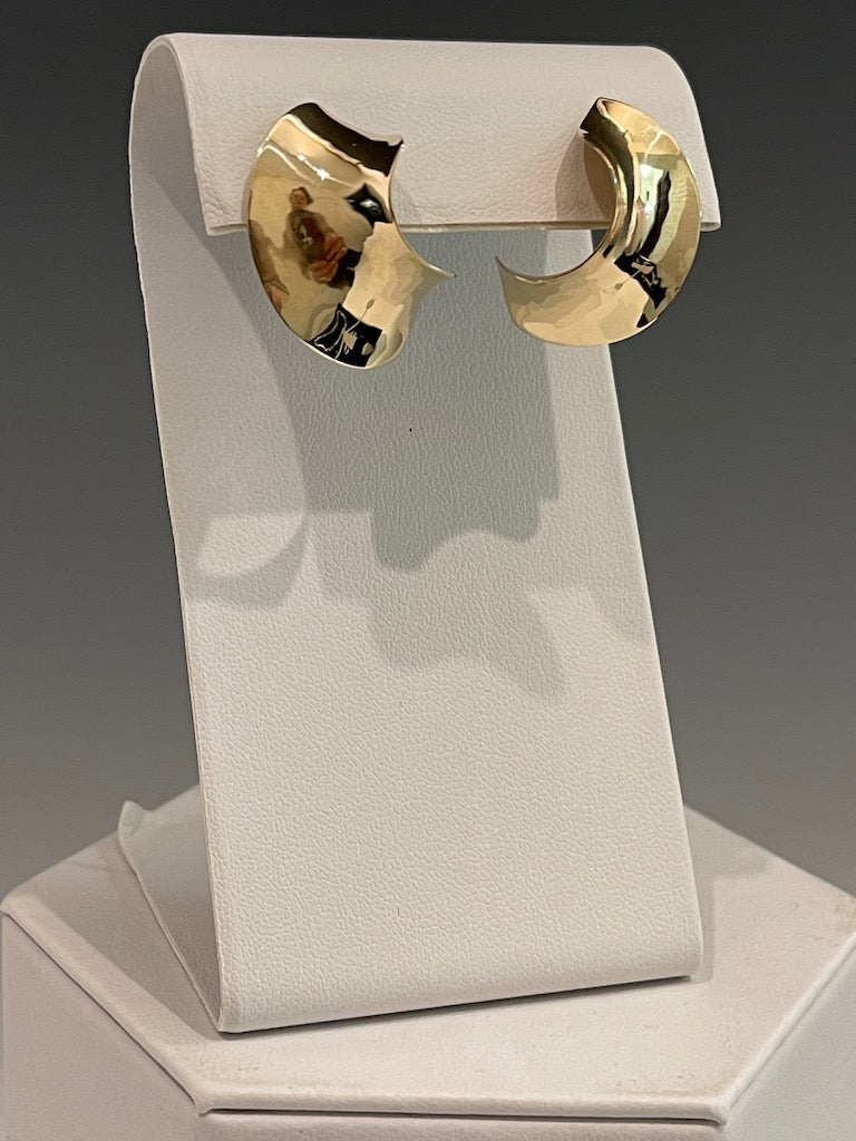 14K Gold Cuff Earrings  MB140E