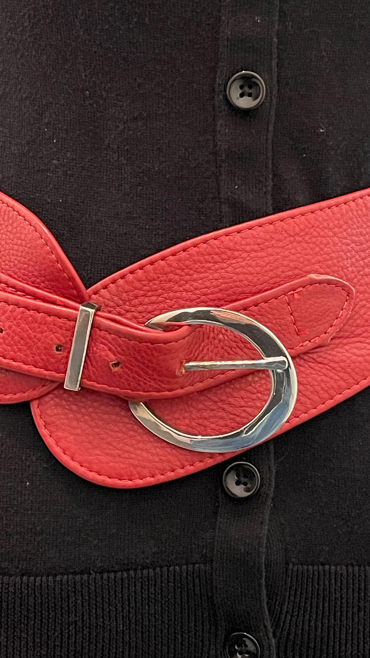 CUSTOM BELT BUCKLE AND GARMENT DYED LEATHER BELT WITH STERLING SILVER  MB4B