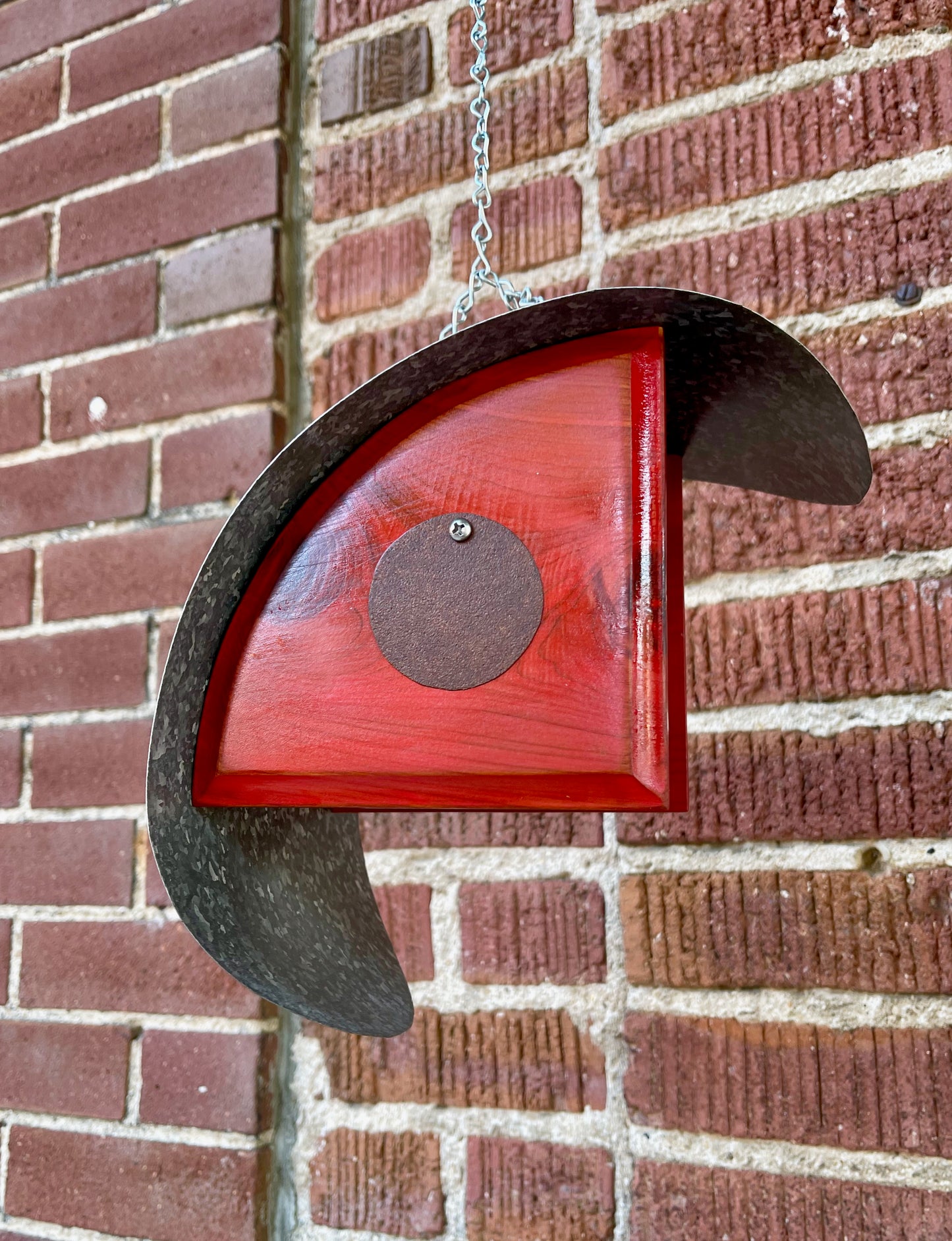 "Cowboy” Birdhouse in Red MMCOWBOY.16