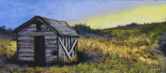 "OLD SHED" Original Pastel