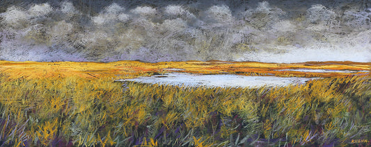 "PRARIE POND" Original Pastel