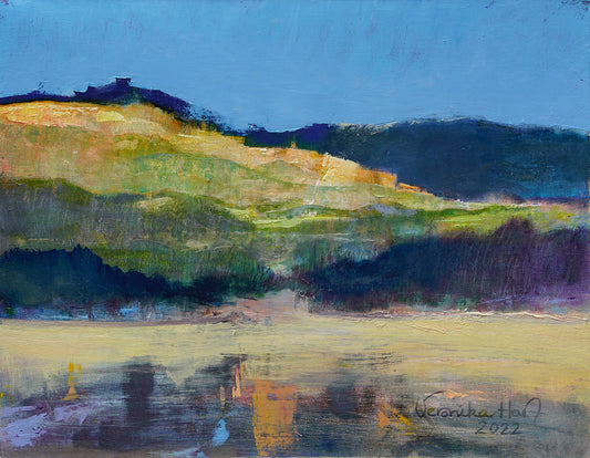 "QUARRY" ORIGINAL OIL ON LINEN/FRAMED