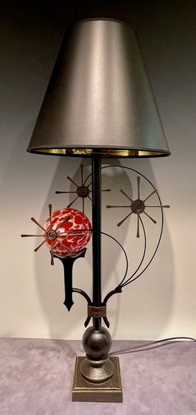 MOON AND STAR Table Lamp with Black Shade
